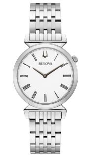 Bulova Regatta naisten kello roomalaisilla numeroilla ja ohut teräskuori | 96L275