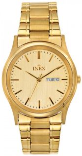 Inex Mens Gold/Gold A12124D7I