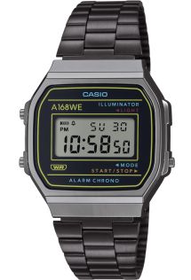 Retro-laskinkello Casio vintage-digitaalinen kello 1980-luvun perintödesignilla | A168WEHB-1AEF