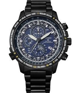 Citizen Promaster Sky Eco-Drive miesten rannekello Super Titaniumilla ja radiokontrollilla | AT8195-85L