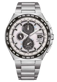 Citizen Super Titanium Eco-Drive radio-ohjattu kronografi | Maailmanaika ja safiirikristalli | AT8238-84A