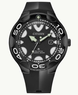 Citizen Promaster sukeltajankello musta erikoisversio Eco-Drive-tekniikalla ja 200m vedenkestävyys | BN0235-01E