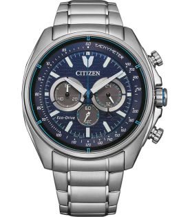 Citizen Eco-Drive kronografi teräksestä B620 koneistolla ja tachymetrillä | CA4560-81L