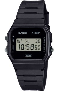 Casio retro digitaalinen kello biohajoavalla rannekkeella | F-91WB-1AEF