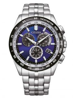 Citizen Eco-Drive Global Radio Controlled Unite with Blue CB5874-81L