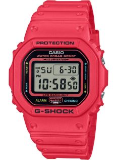 Punainen G-SHOCK Energy Pack digitaalinen kello salamanäytöllä | DW-5600EP-4ER