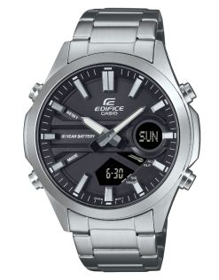 Edifice maailmanaika digitaalinen kello teräsrungolla | EFV-C120D-1AEF