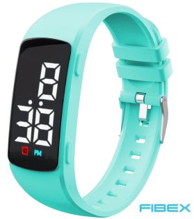 Nesteytysmuistutus turkoosi terveysranneke | FIBEX15V3TURQUOISE