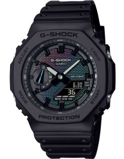 Tiilikuvioitu G-SHOCK sateenkaaren höyrypinnoituksella | GA-2100RW-1AER