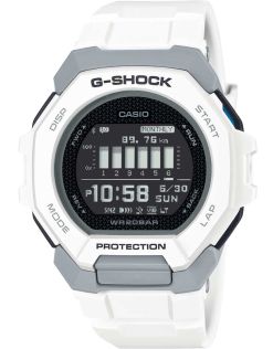 G-SHOCK G-Squad kuntoilunseurantakello valkoisella digitaalisen urheilukellon designilla | GBD-300-7ER