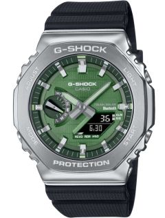 Älykäs aurinkokäyttöinen G-SHOCK vihreällä metallisella Bluetooth-muotoilulla | GBM-2100A-1A3ER