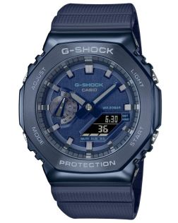 Sininen metallikehys G-Shock-kello ionipinnoitteella, 200M vedenkestävä | GM-2100N-2AER