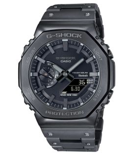 G-SHOCK täysmetallinen musta IP-aurinkokello Bluetooth-yhteydellä, 200M vedenkestävä | GM-B2100BD-1AER
