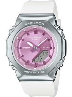 Metallinen kehys G-SHOCK naisten kello biohartsirannekkeella ja 200M vedenkestävyydellä | GM-S2110-7A6ER