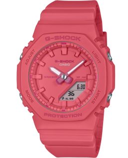Pinkki G-SHOCK Casio-kello ohuella kahdeksankulmaisella muotoilulla ja biohartsirakenteella | GMA-P2100-4AER