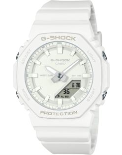 Bio-pohjainen valkoinen G-SHOCK digitaalinen-analoginen kello ympäristöystävällisellä ohuella muotoilulla | GMA-P2100-7AER