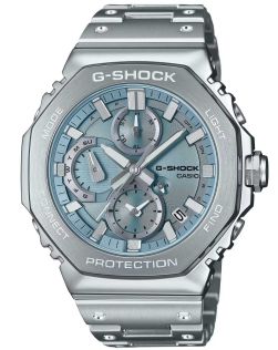 Täysmetallinen G-SHOCK sinisellä kellotaululla ja aurinkovoimalla Bluetooth-yhteydellä | GM-B2100AD-2AER