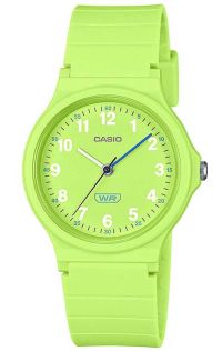Casio bio-pohjainen vihreä analoginen kello arabialaisilla numeroilla | LQ-24B-3BEF