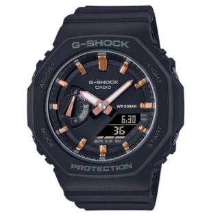 Ohut musta G-Shock -kello hiilisuojarungolla | GMA-S2100-1AER