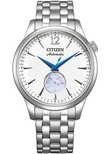 Citizen Automatic miesten teräskello | Open heart koneisto sinisillä osoittimilla | NH9131-73A