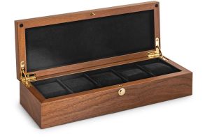Beco Wallnut Brown Watch Box 5 Watches 309365