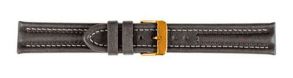 Falkenlund Deluxe Beco 20mm Watch Strap Arizona Sport Grey Gold Buckle 6821420G