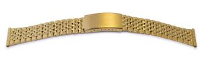 Falkenlund Deluxe Beco Watch Strap Stainless Steel Elegance PVC Gold 18mm 697106