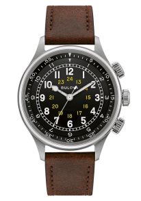 Bulova A-15 pilottikello, jossa on kaksoisaikatoiminto ja historiallinen sotilasperintö | 96A245
