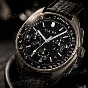 Bulova lunar pilot chronograph - Apollo 15 edition quartz kello kuulaskeutumisen historia | 96B251
