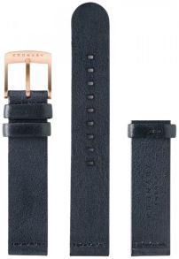 Kronaby Dark Blue Leather Strap 18mm (Rose) BC10803