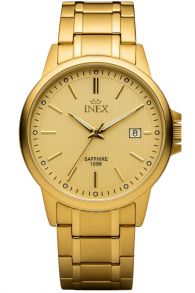 Inex Mens 100M Golden Sapphire 38mm