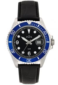 Inex Mens 100m Classic Bubble Date 40mm