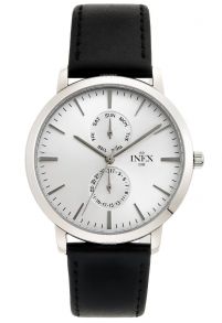 Inex Mens Day Date Steel 41mm