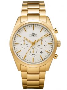 Inex Mens Golden Chronograph 44mm