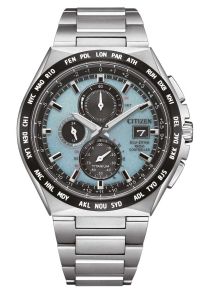 Citizen Eco-Drive radiokontrollerad maailmanaikakello supertitaanista H800-koneistolla | AT8238-84M