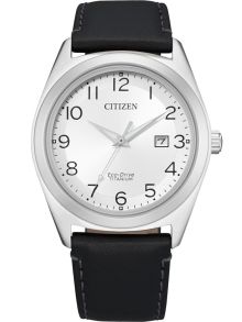 Citizen Eco-Drive Titanium miesten rannekello nahkarannekkeella | AW1640-16A