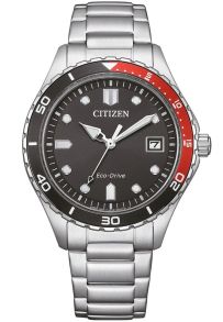 Citizen Eco-Drive unisex urheilu kello teräksestä J810 koneistolla ja kaksiosaisella kehyksellä | AW1820-81E