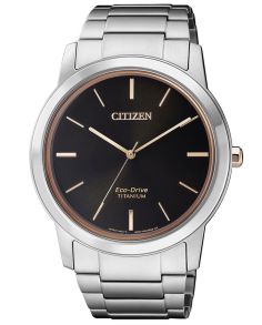 Citizen tyylikäs miesten rannekello Eco-Drive- ja Super Titanium -ominaisuuksilla | AW2024-81E