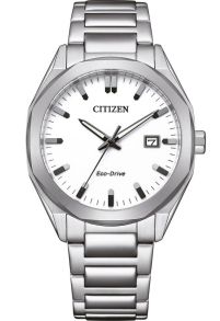 Citizen Eco-Drive unisex-kello teräksestä E111-koneistolla ja kahdeksankulmaisilla muodoilla | BM7620-83A