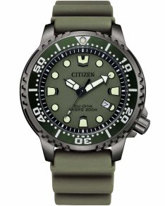 Citizen Promaster Marine Eco-Drive sukeltajankello sotilasvihreä | BN0157-11X