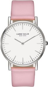 Carrie Taylor Lexington Silver/White Pink Leather