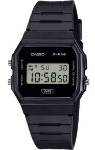 Casio retro digitaalinen kello biohajoavalla rannekkeella | F-91WB-1AEF