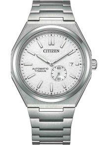 Citizen Tsuyosa Automatic titaaninen heräkello 8213 koneistolla ja pieni sekunti | NJ0180-80A