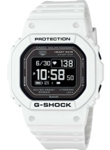 G-SHOCK digitaalinen fitnesskello aurinkovoimalla ja sykemittarilla, valkoinen biohartsirakenne | DW-H5600-7ER