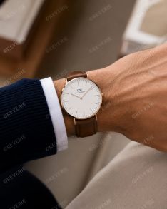 Daniel Wellington Classic St Mawes Miesten kello, Ruusu kulta, 40mm