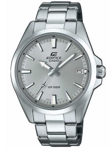 Casio Edifice hopeanvärinen kellotaulu ja 100M vedenkestävyys | EFV-100D-8AVUEF
