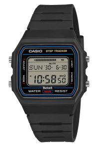 Casio retro digitaalikello Bluetoothilla ja askelmittarilla 38mm F-B100W-1AEF