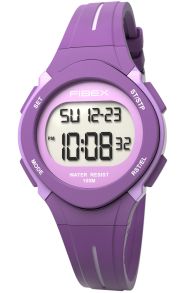 Nuorten digitaalinen kello violetti monitoimimalli | FIBEX19EN004