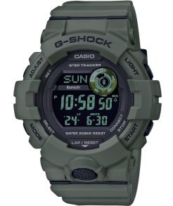 G-Shock G-Squad digitaalinen kuntoilukello vihreällä armeijatyylillä | GBD-800UC-3ER