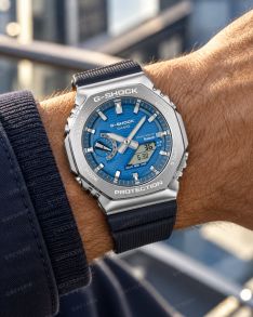 Casio G-Shock Ana-Digi Steel Blue Solar Diver 44mm